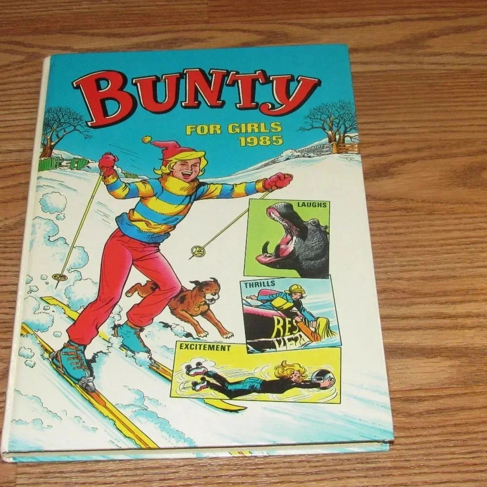Vintage BUNTY FOR GIRLS 1985 Hardcover Comic Book